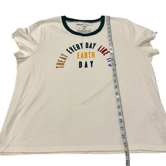 Madewell x charity: water Treat Every Day Like It's Earth Day Lo-Fi Shrunken Tee - Picture 9 of 9